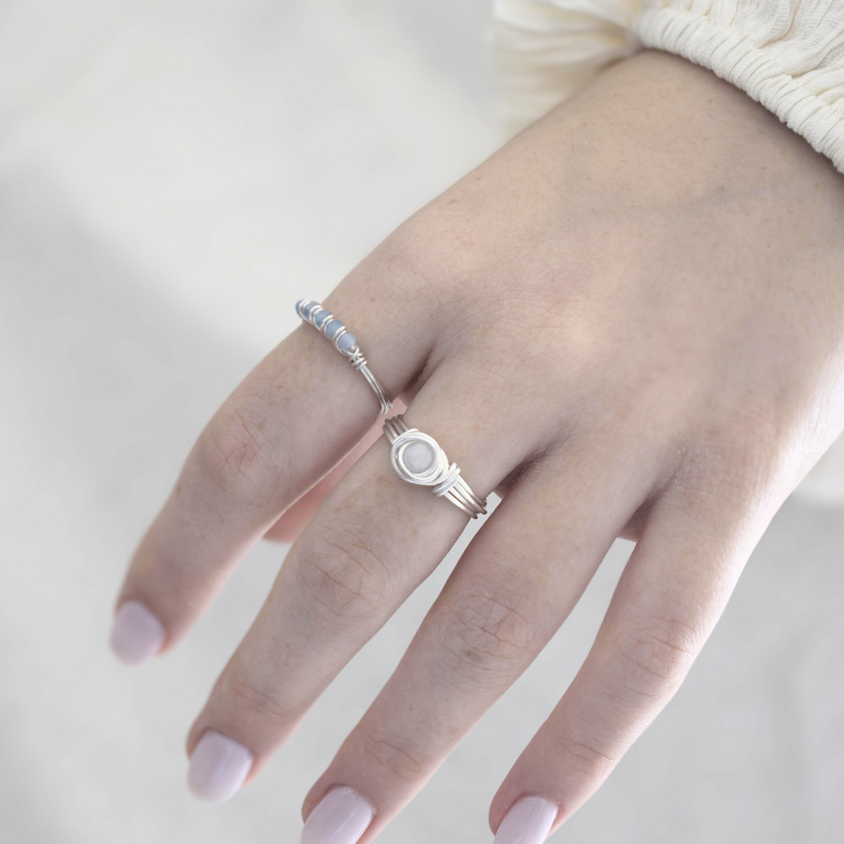 טבעת בר אקוומרין