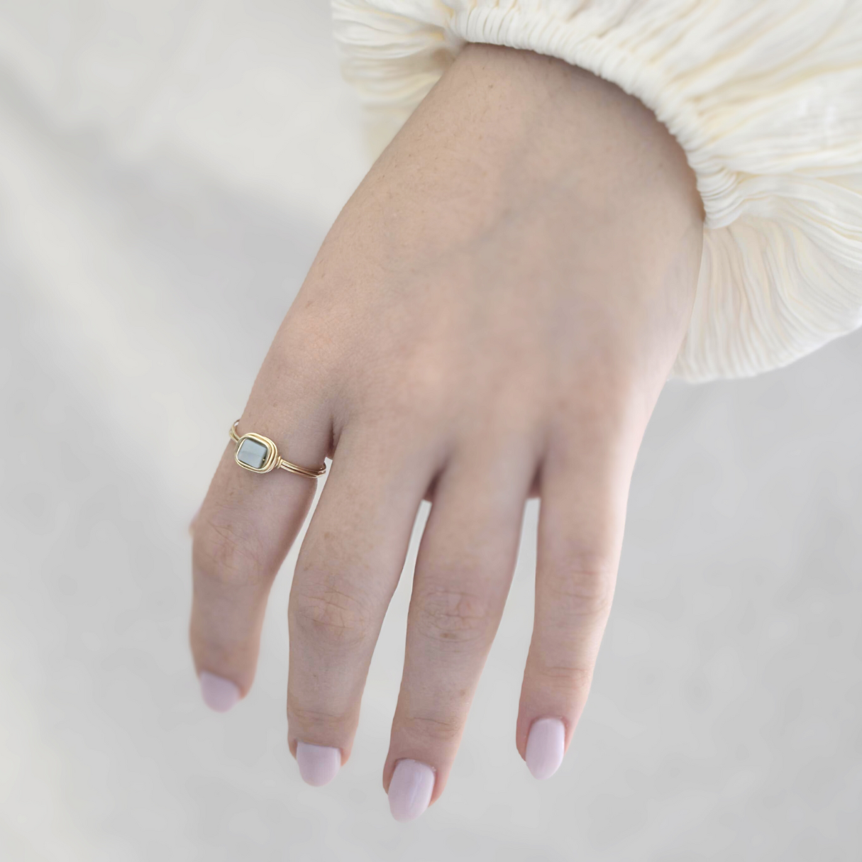 טבעת פז מיני אמזוניט