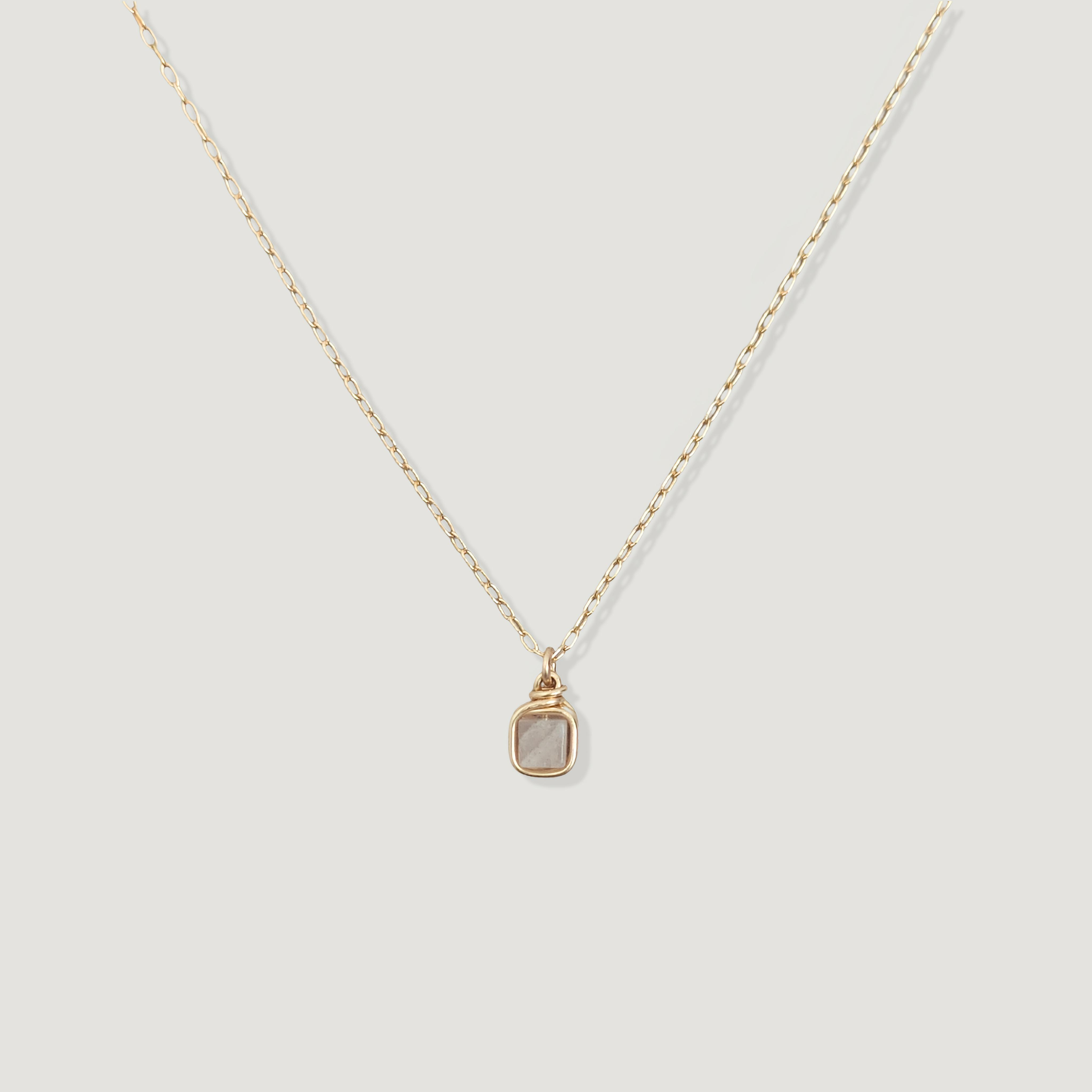 שרשרת פז רוז קוורץ