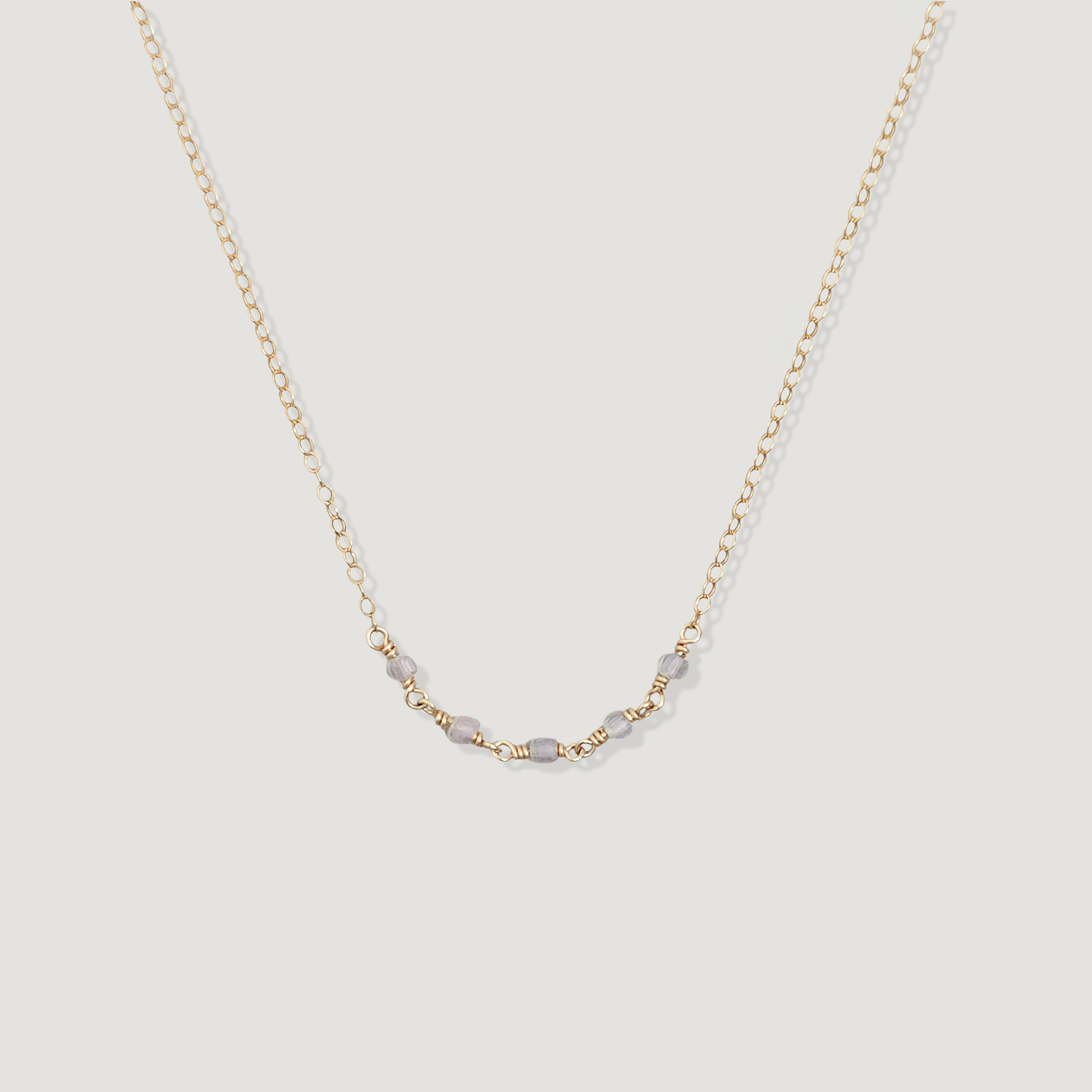 שרשרת קשת רוז קוורץ