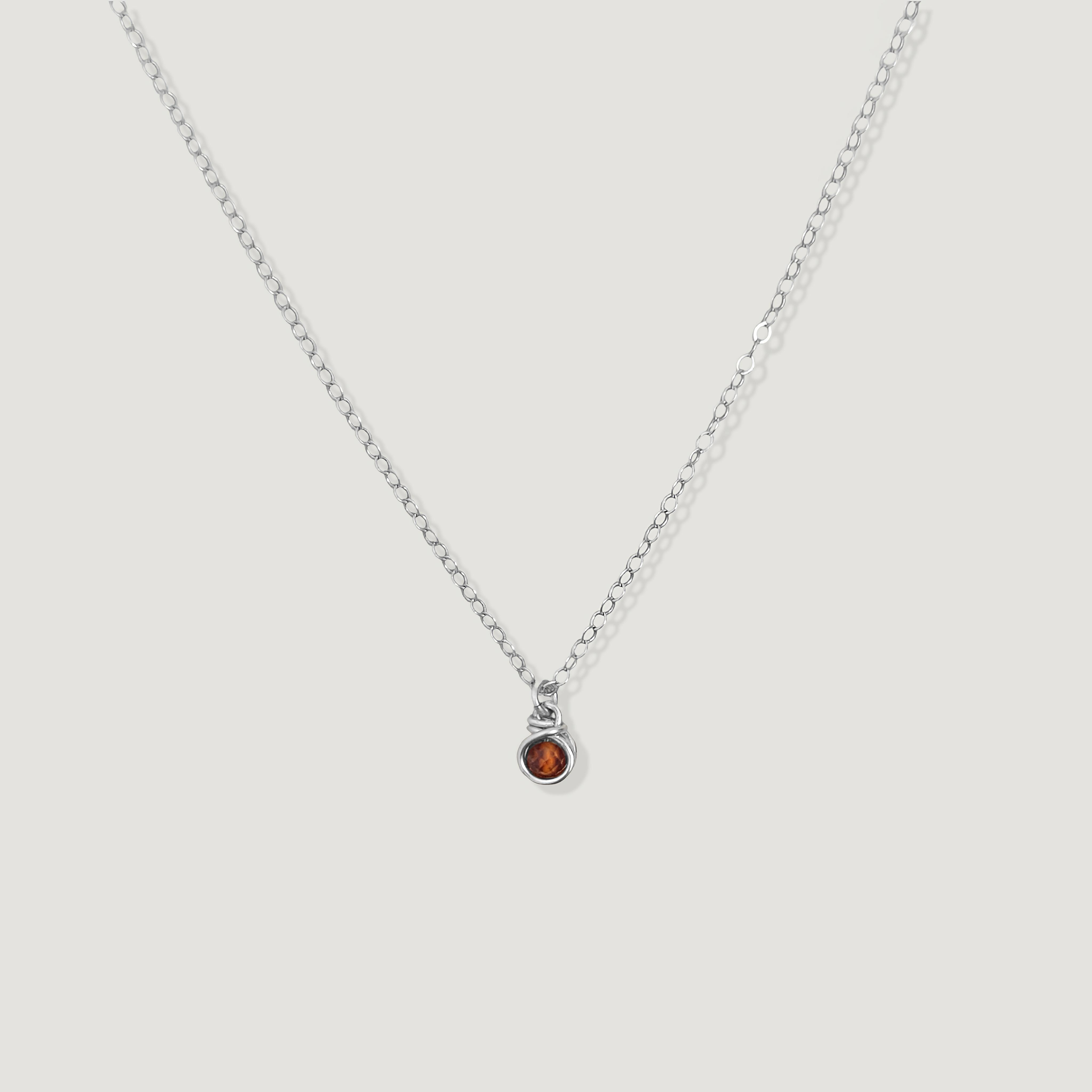 שרשרת בר גרנט כתום