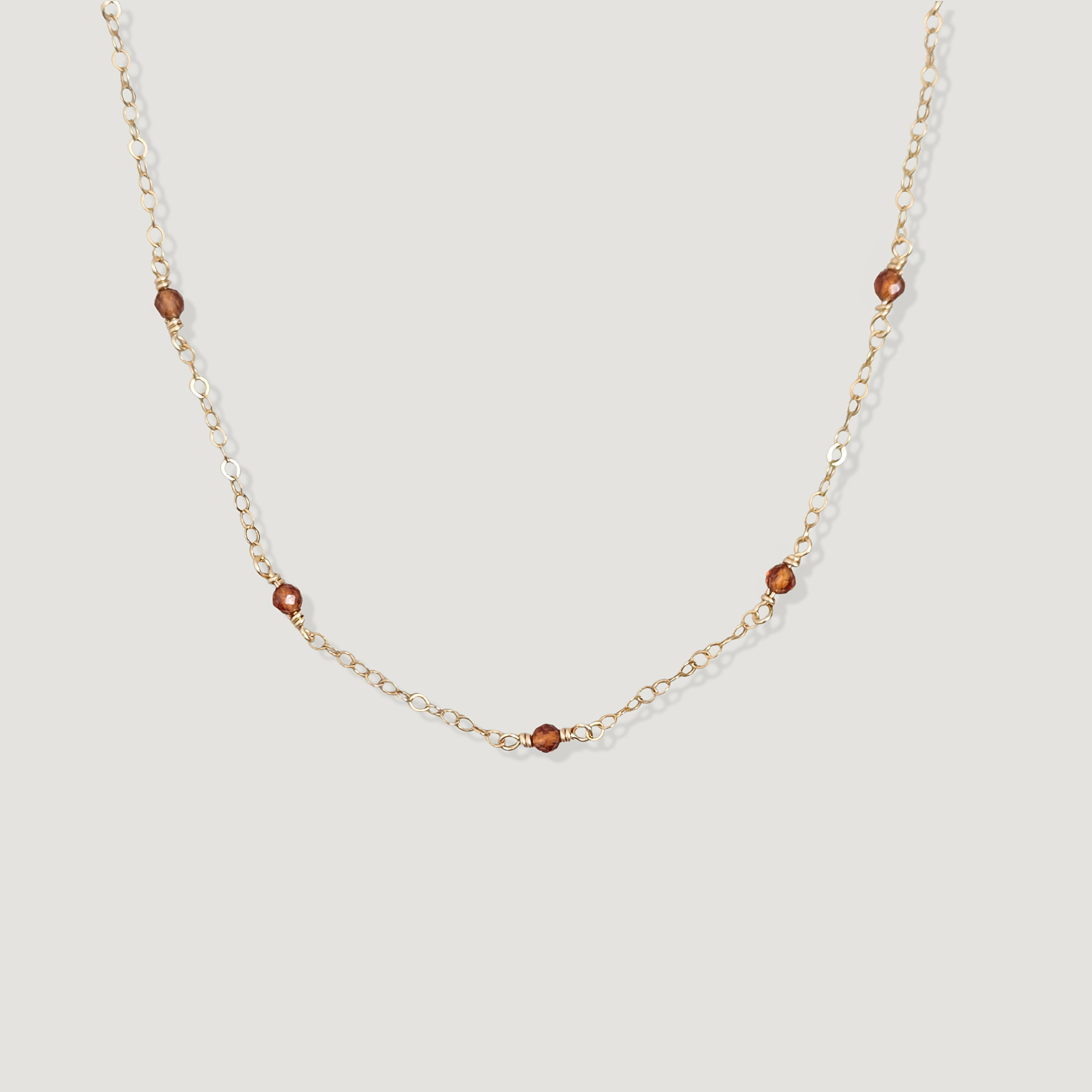 שרשרת אור גרנט כתום