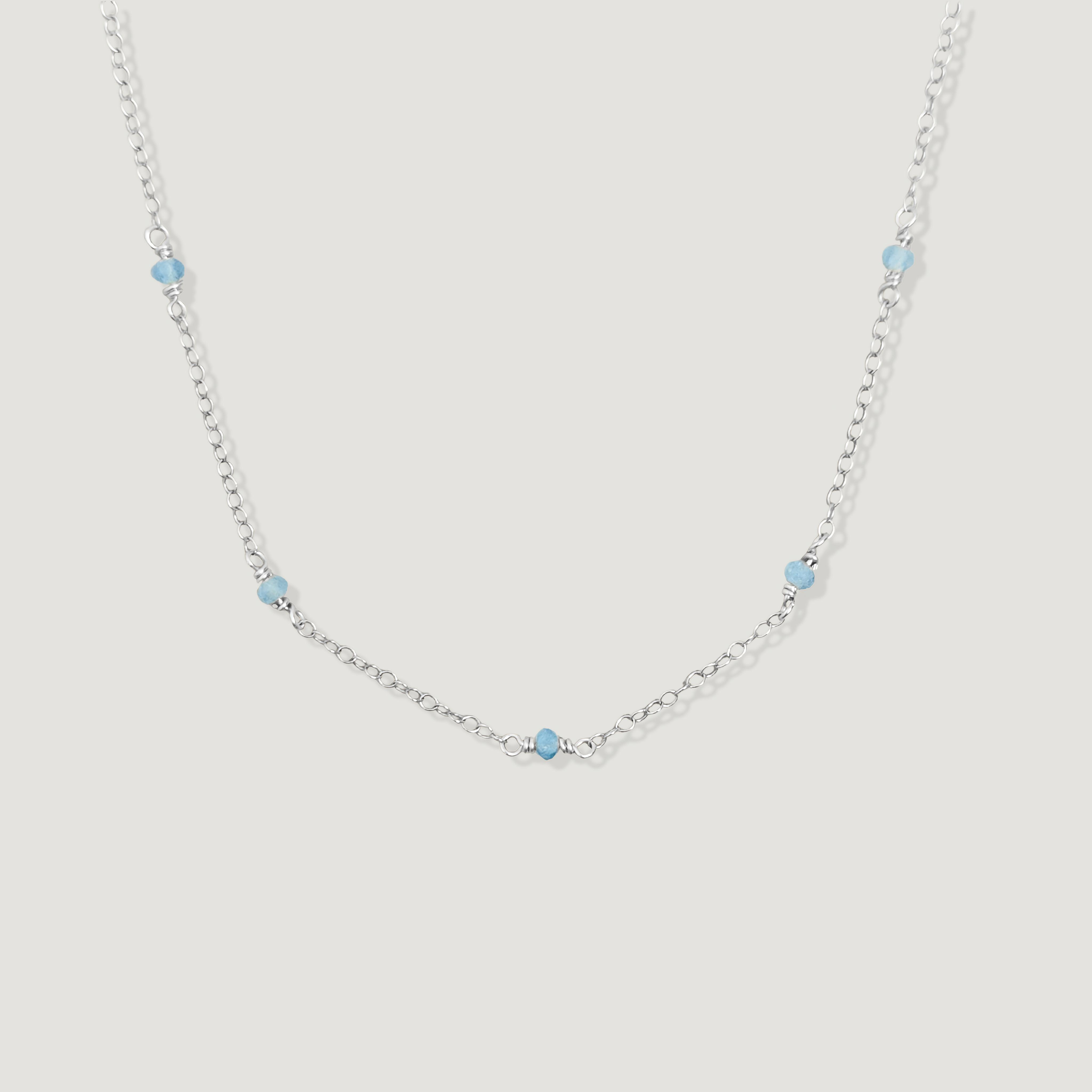 שרשרת אור אקוומרין