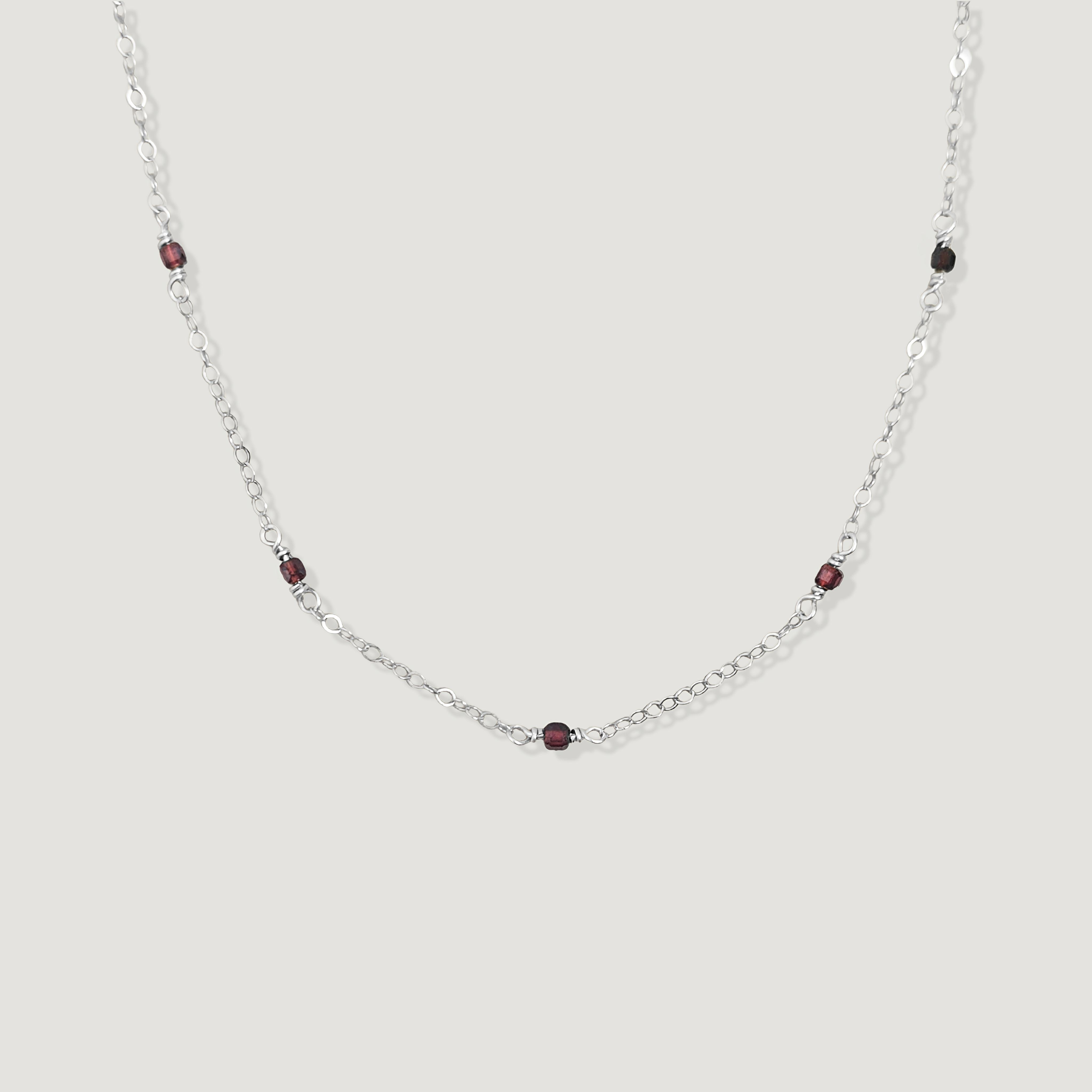 שרשרת אור גרנט אדום