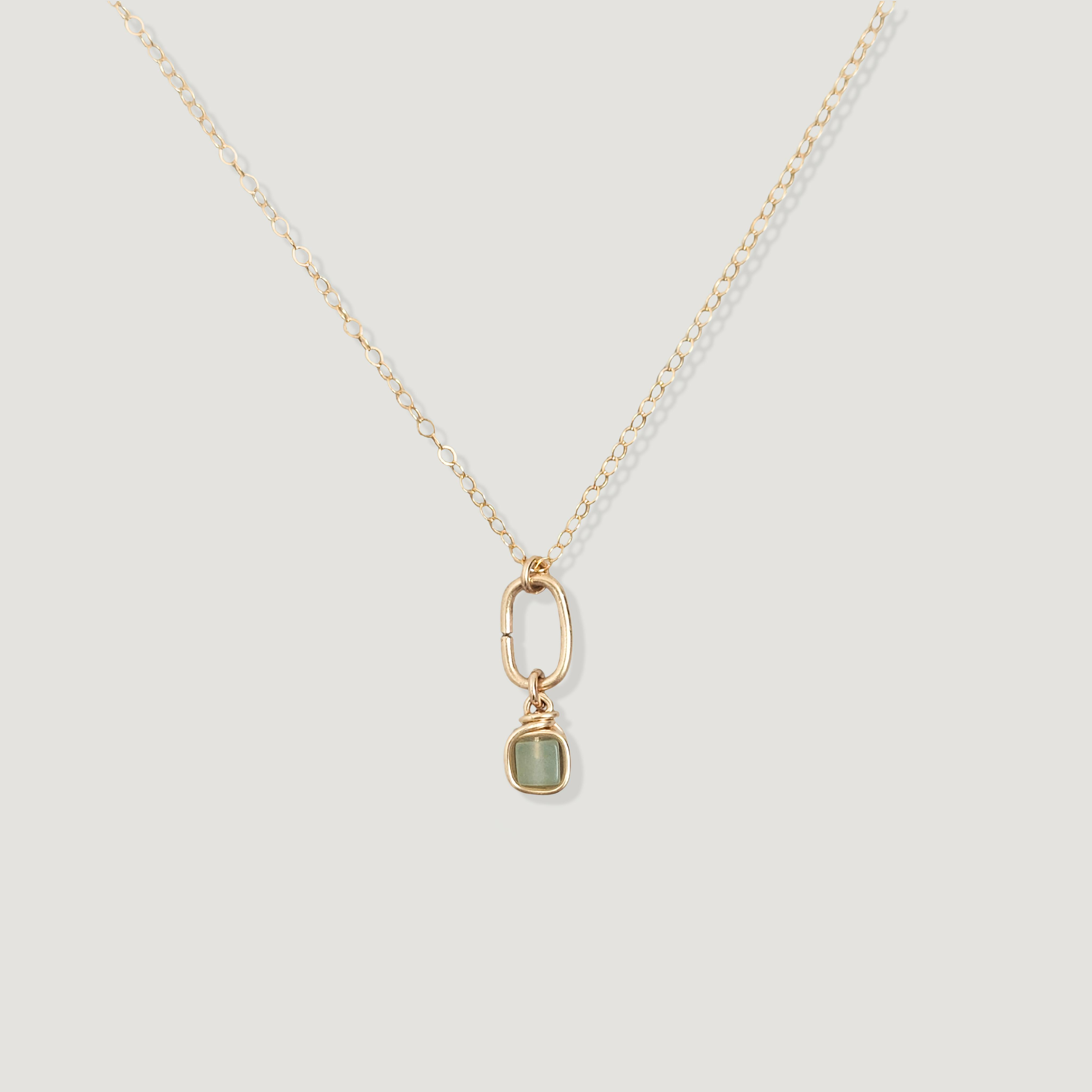 שרשרת פז אובלית ניו ג'ייד