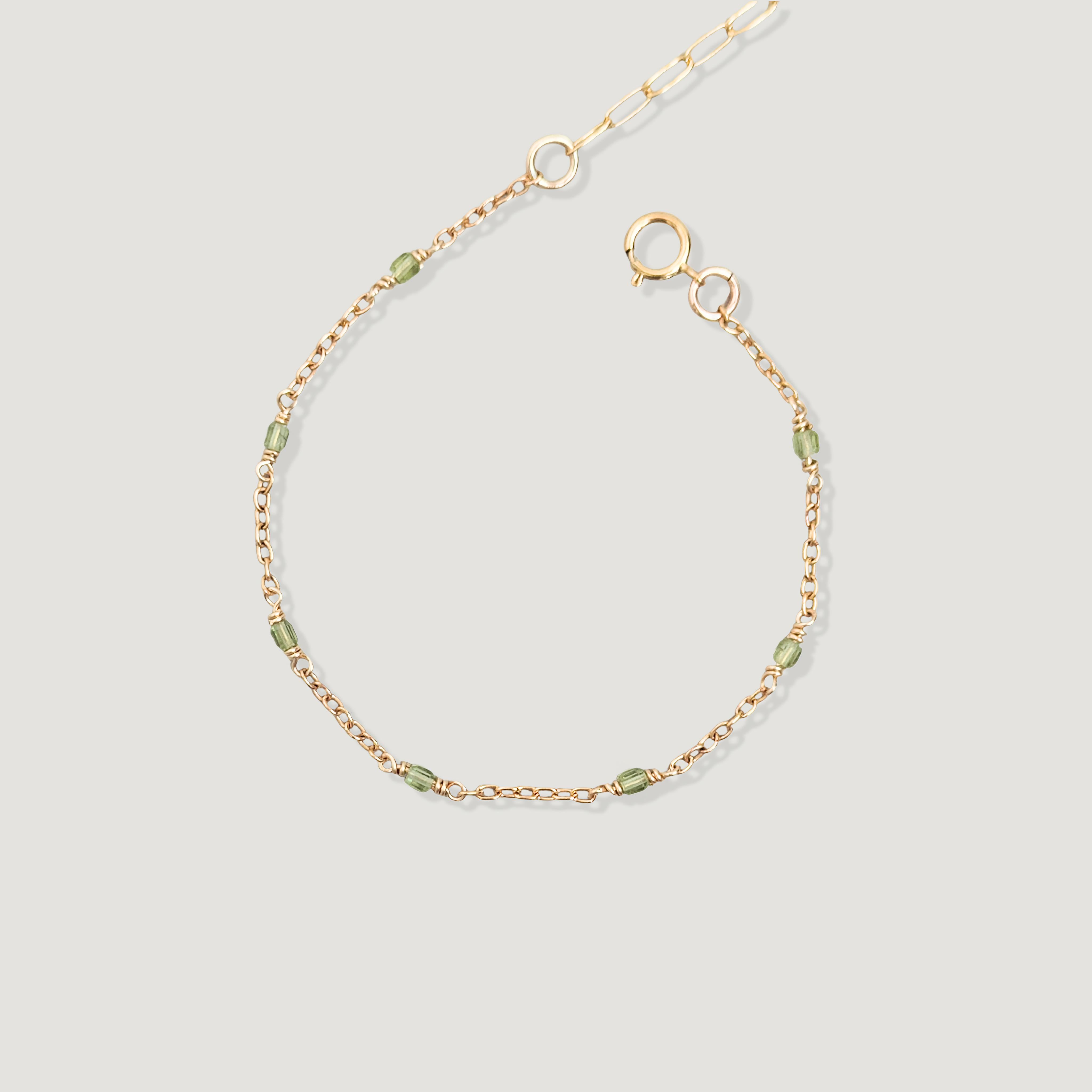 צמיד אור פרידוט