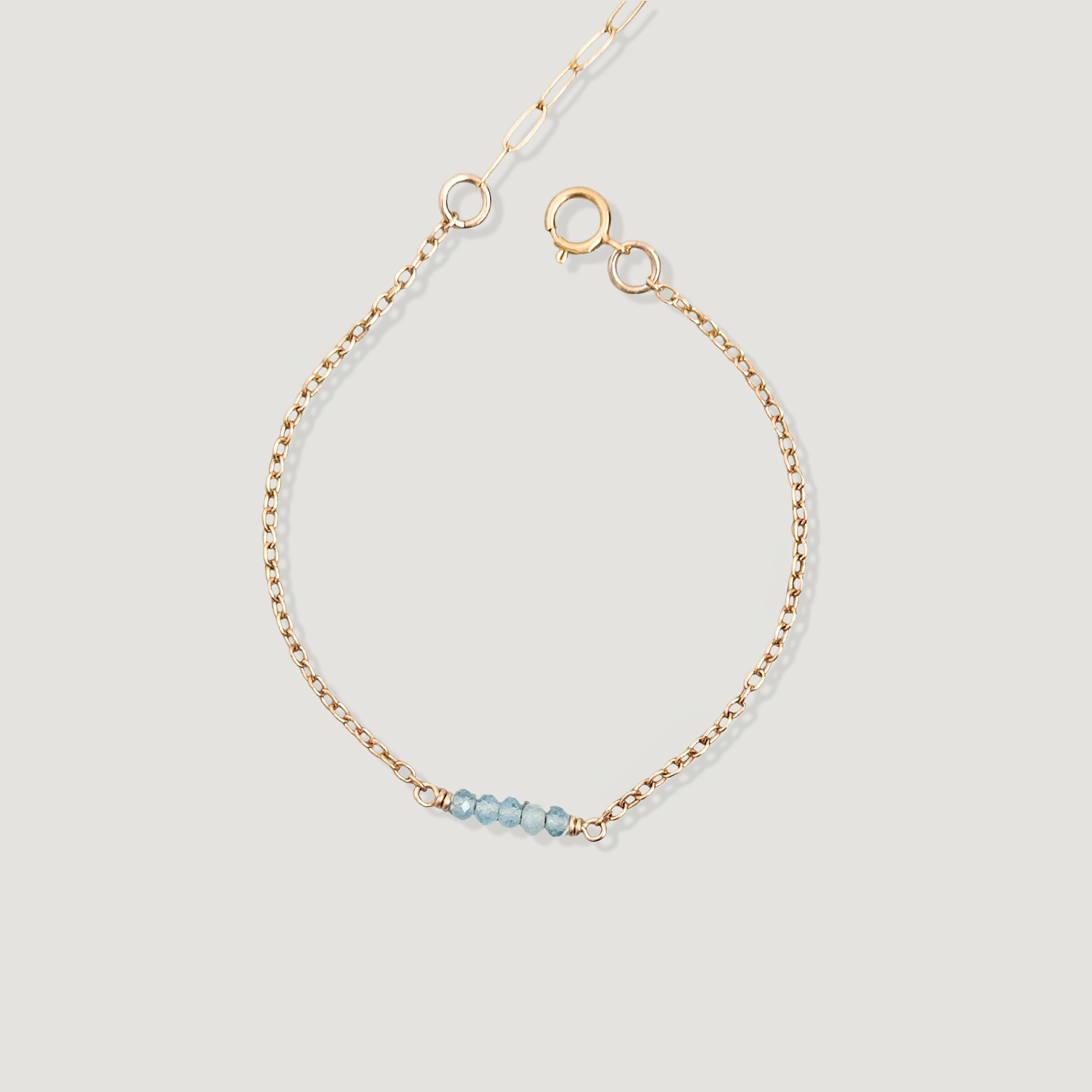 צמיד קשת לינארי אקוומרין