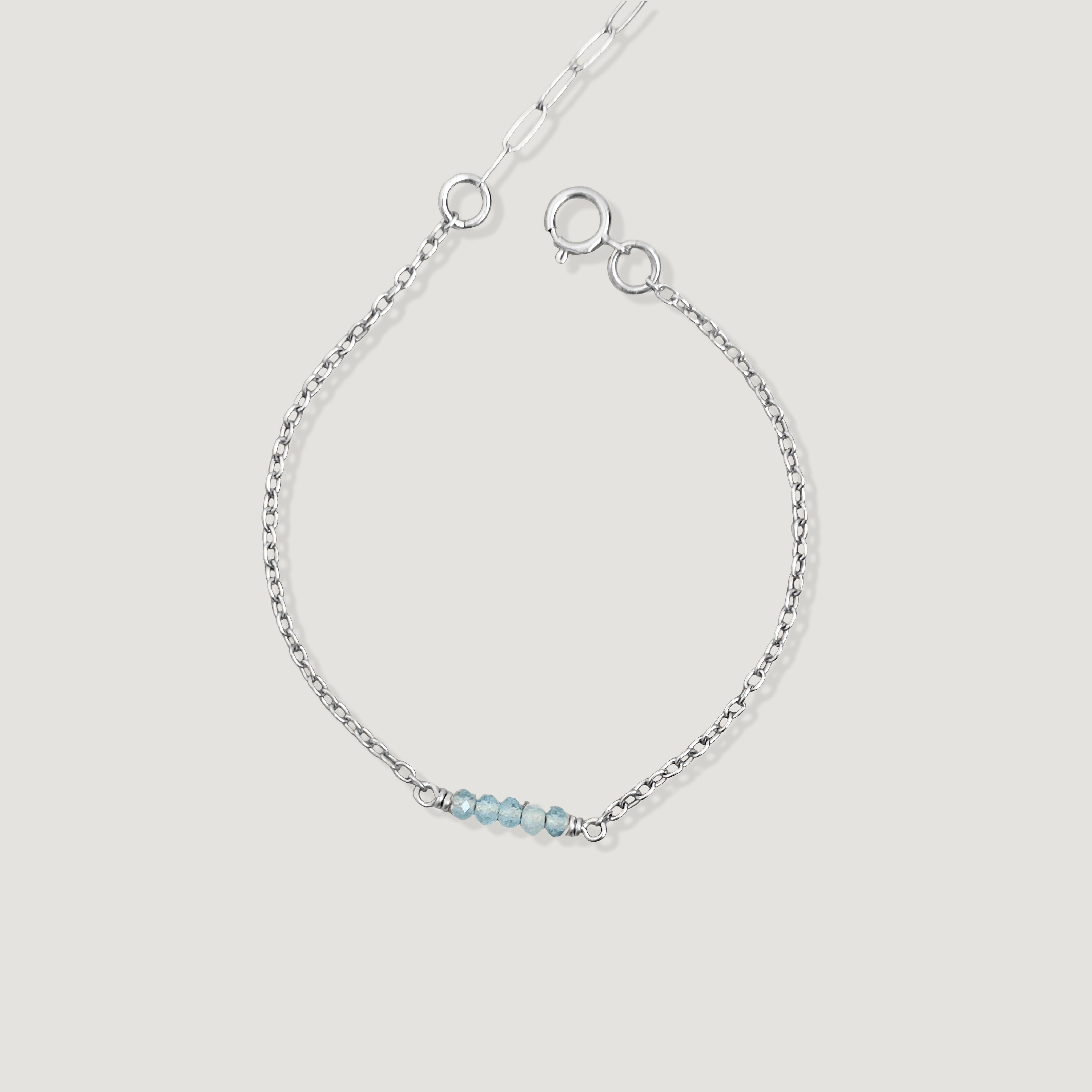 צמיד קשת לינארי אקוומרין