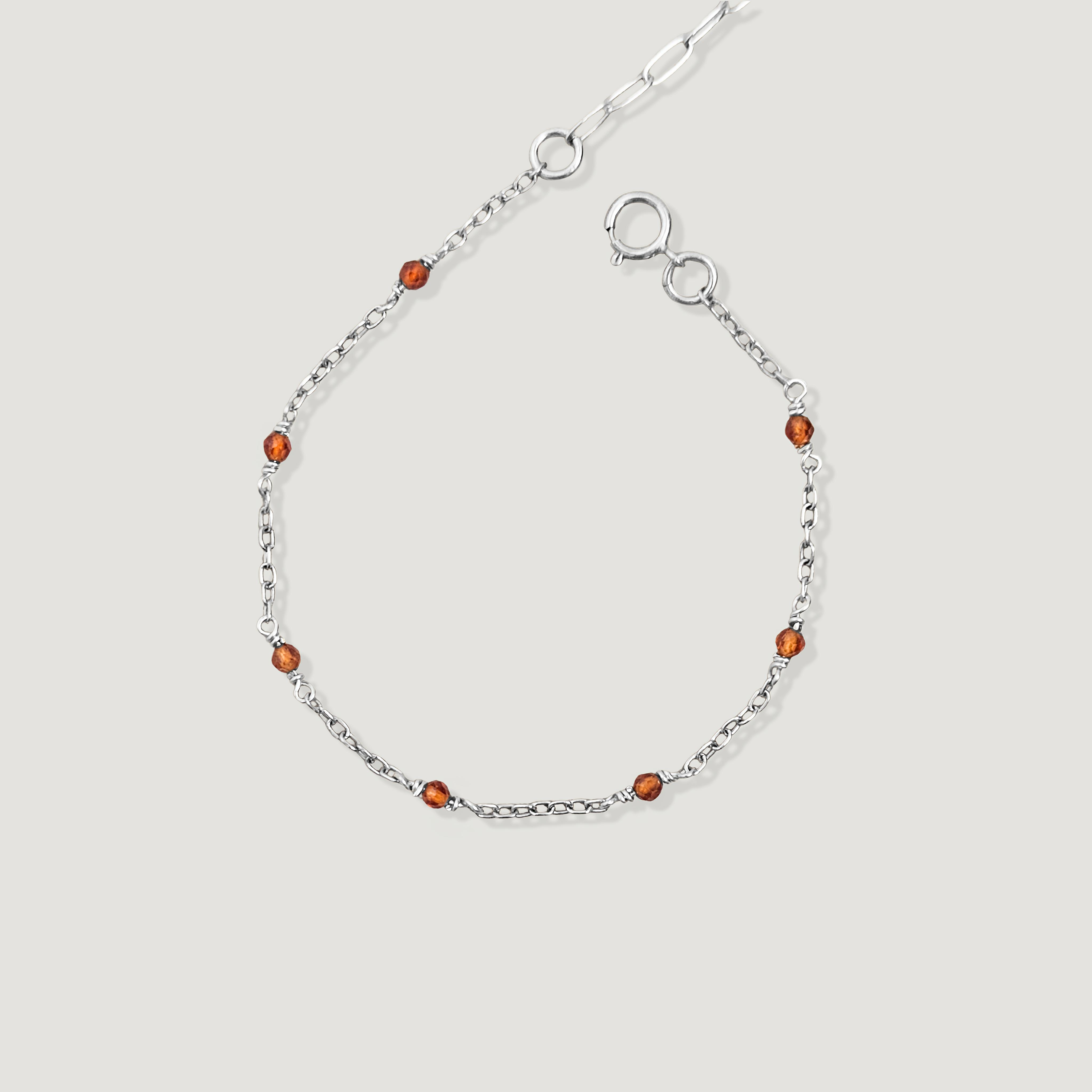 צמיד קשת גרנט כתום