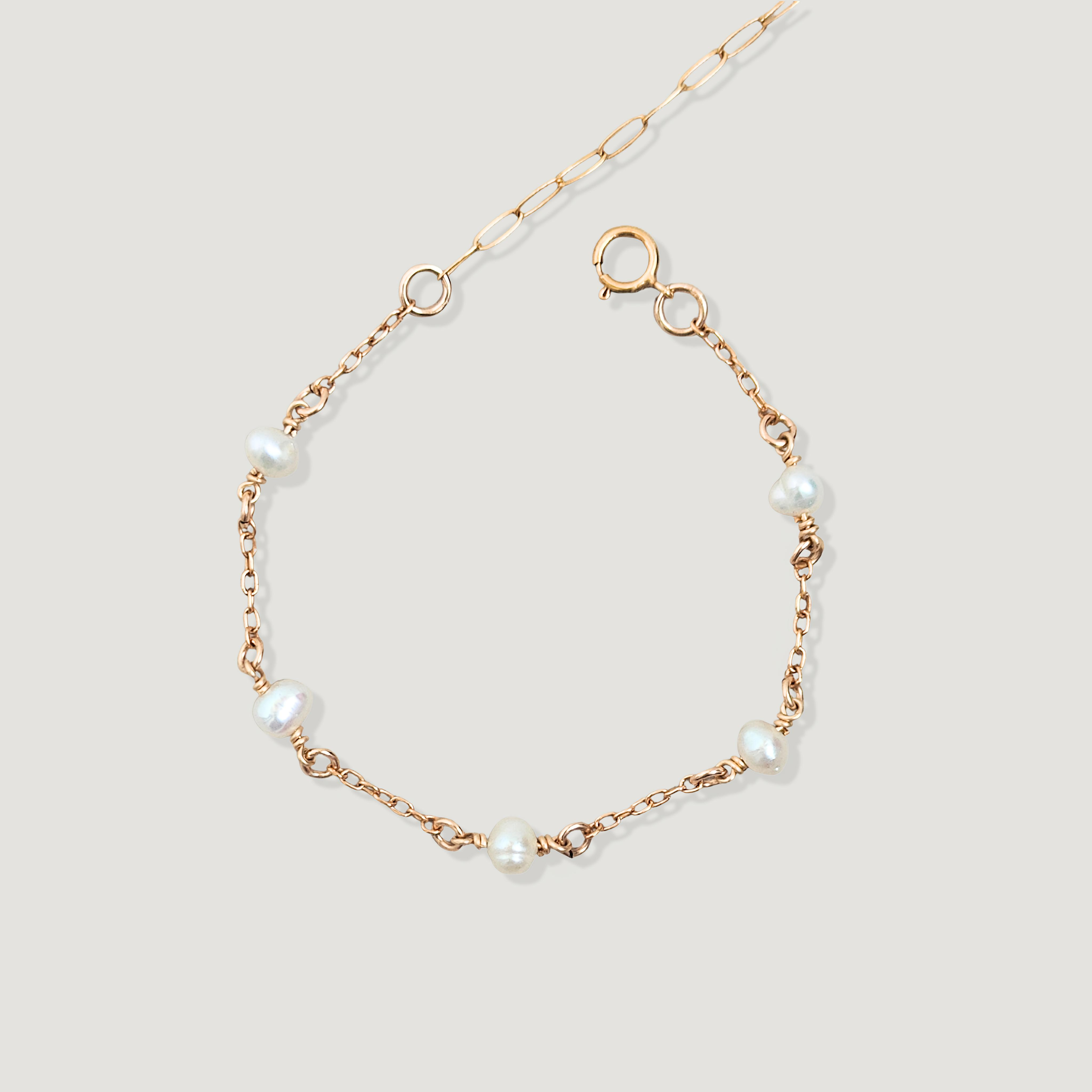 צמיד אור פנינה