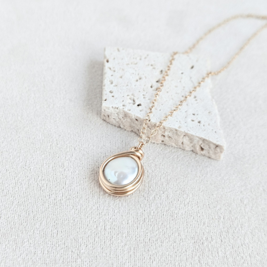 שרשרת סהר פנינה