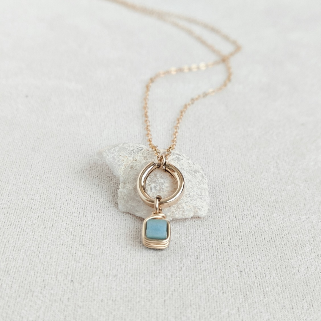 שרשרת פז חישוק אמזוניט