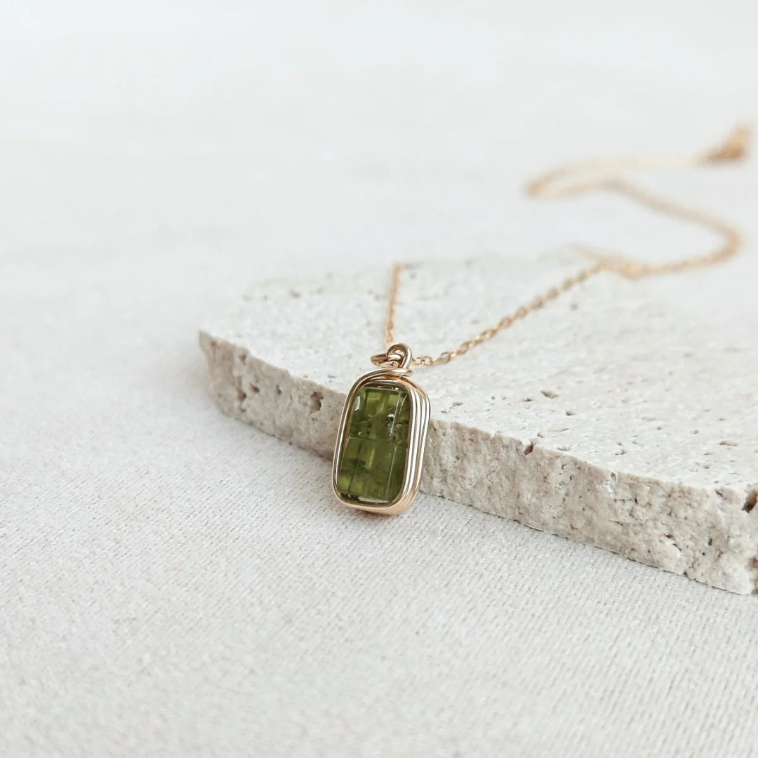 שרשרת פז מלבנית פרידוט