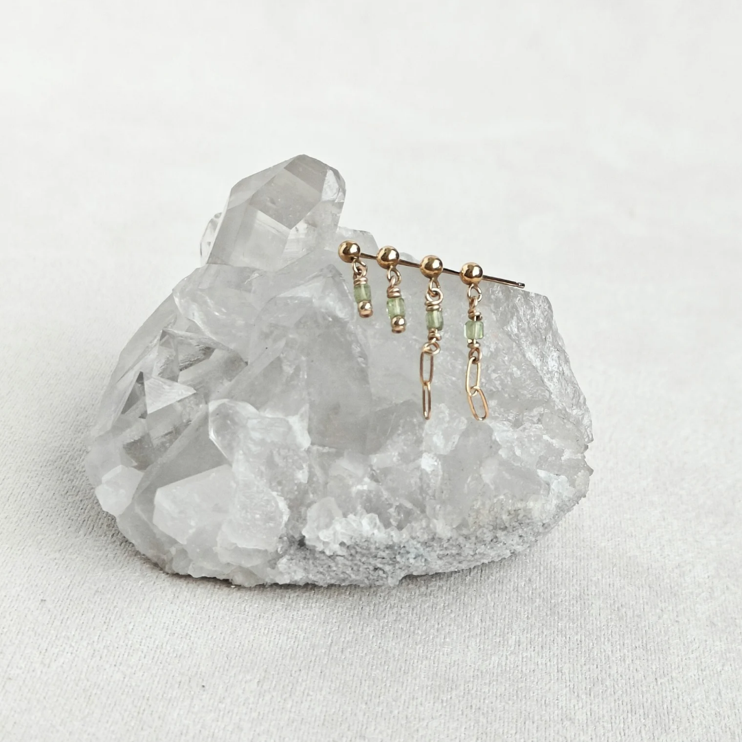 סט עגילים אור פרידוט