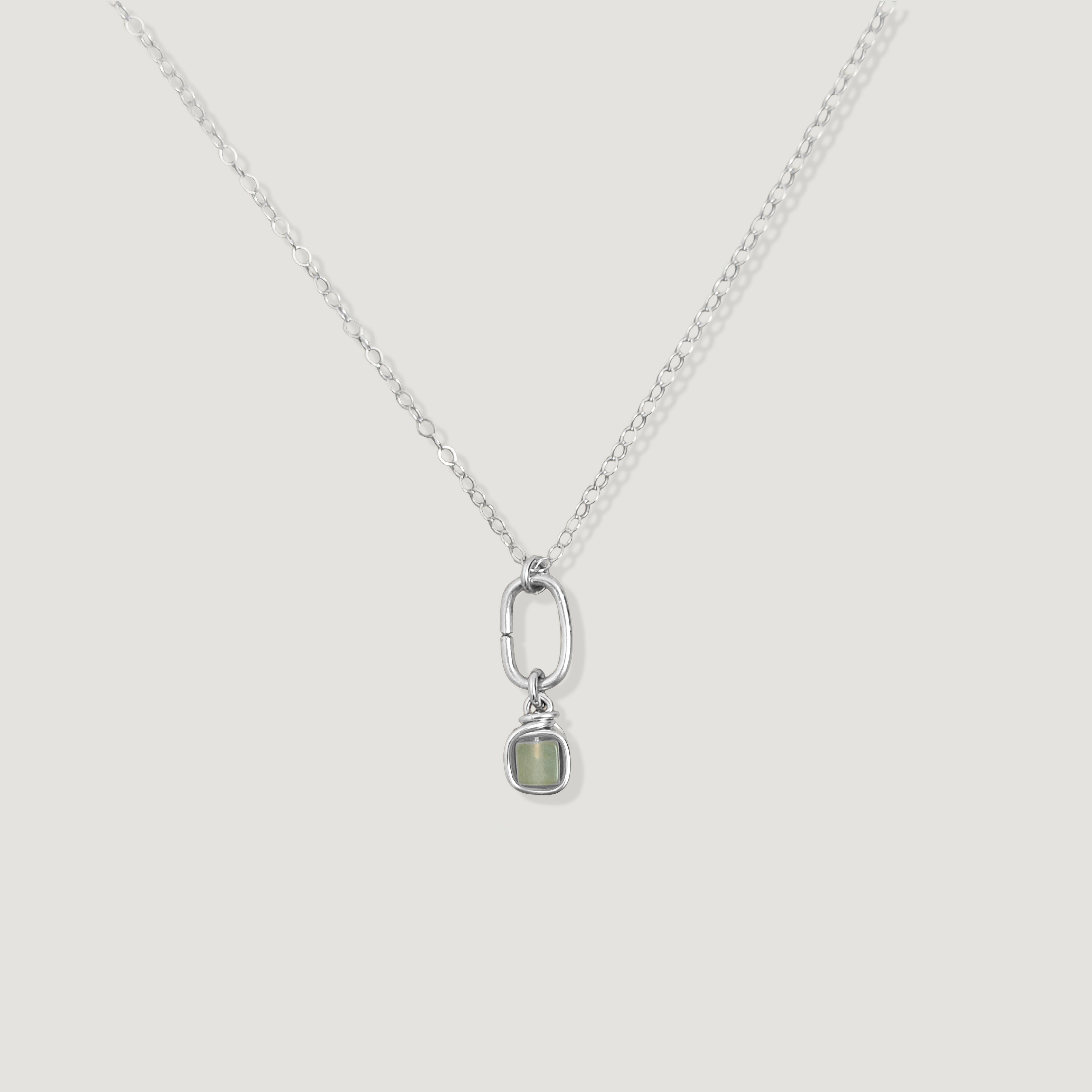 שרשרת פז אובלית ניו ג'ייד