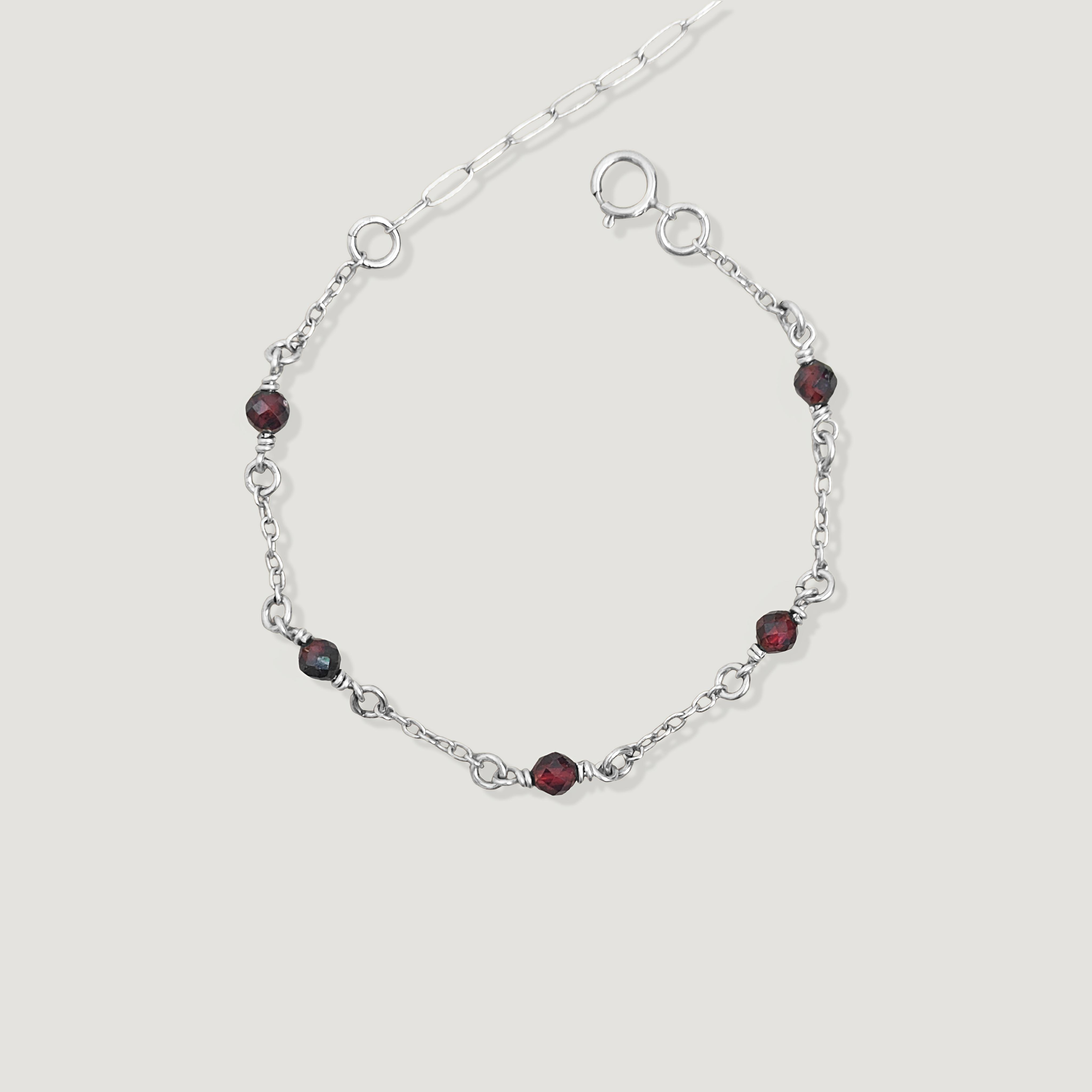 צמיד אור גרנט אדום