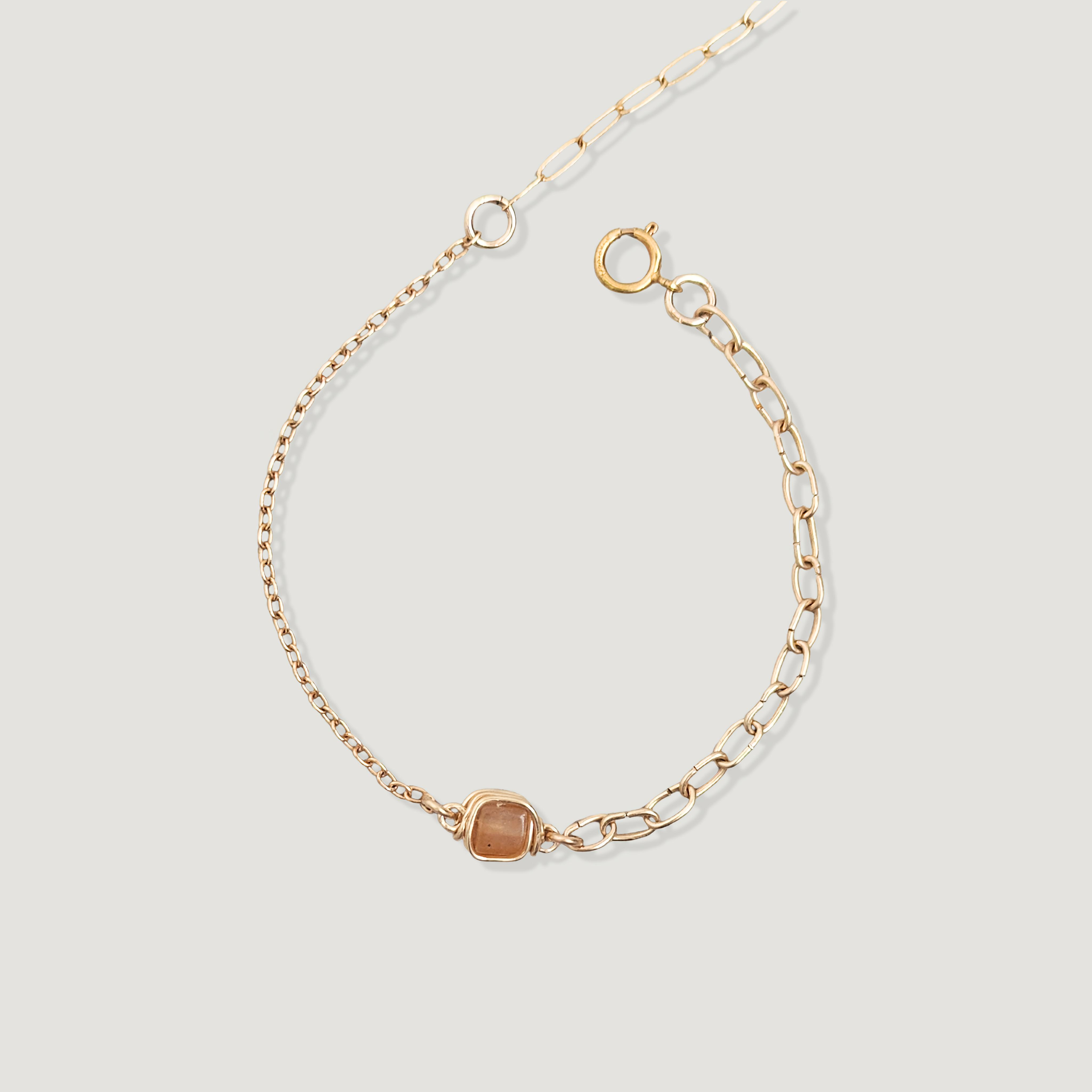 צמיד פז אסימטרי אוונטורין