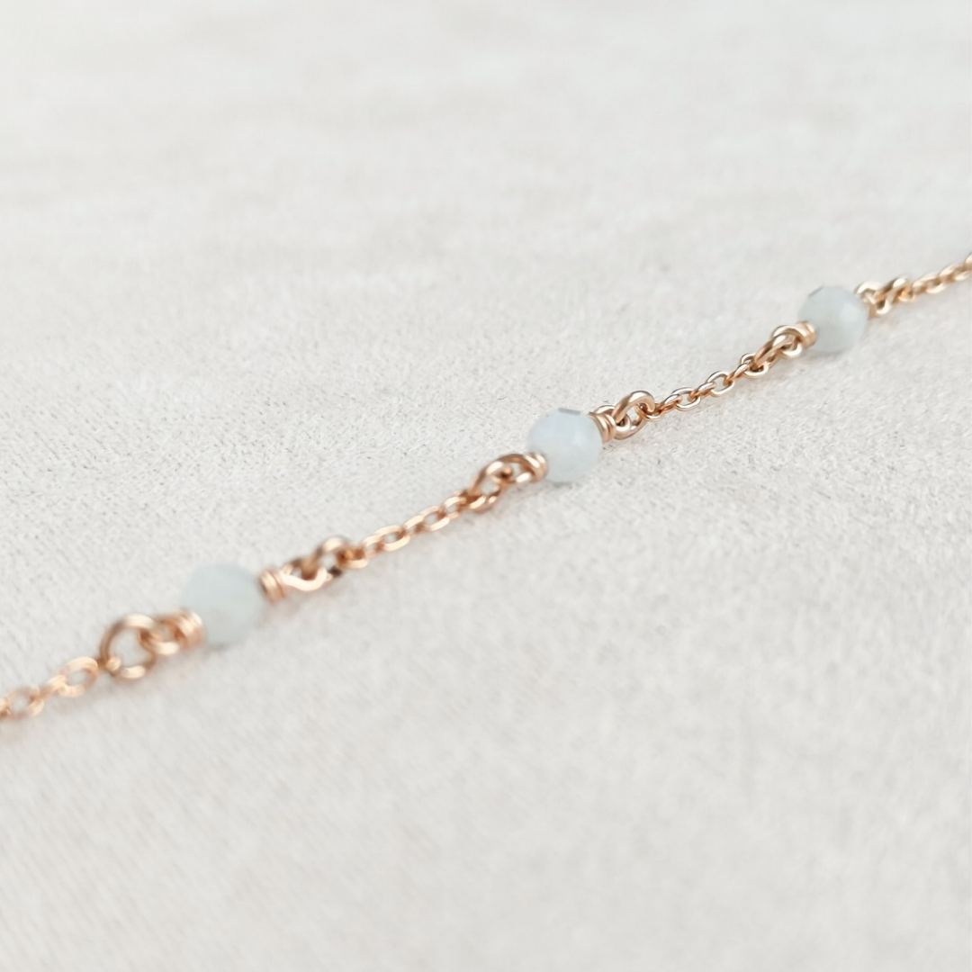 צמיד יהב אקוומרין