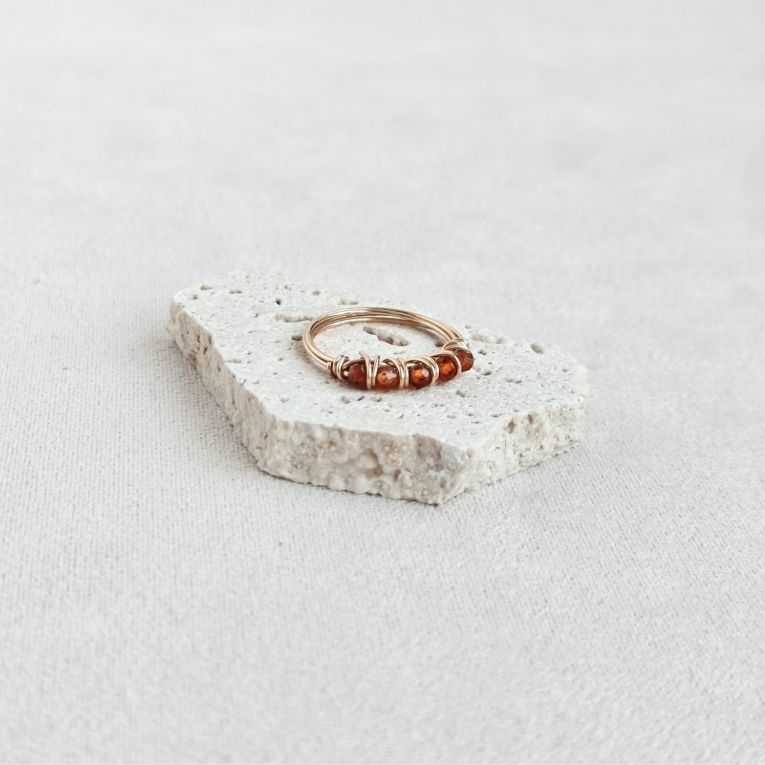 טבעת קשת גרנט כתום