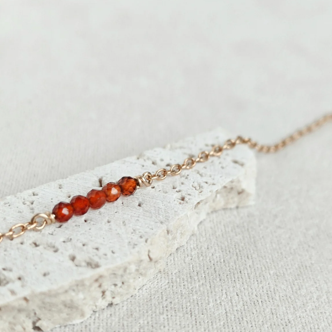 צמיד קשת גרנט כתום