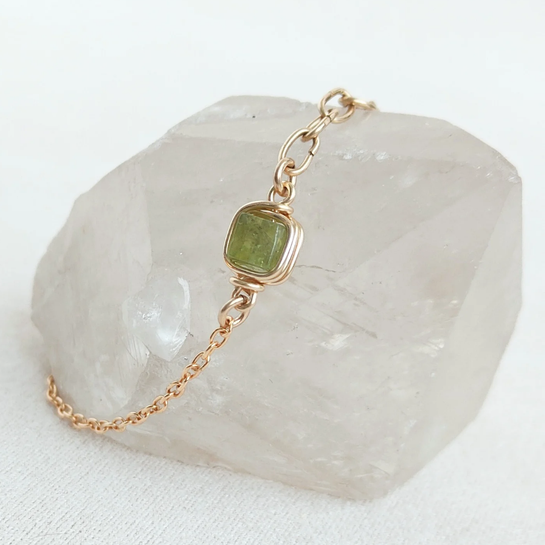 צמיד פז אסימטרי פרידוט