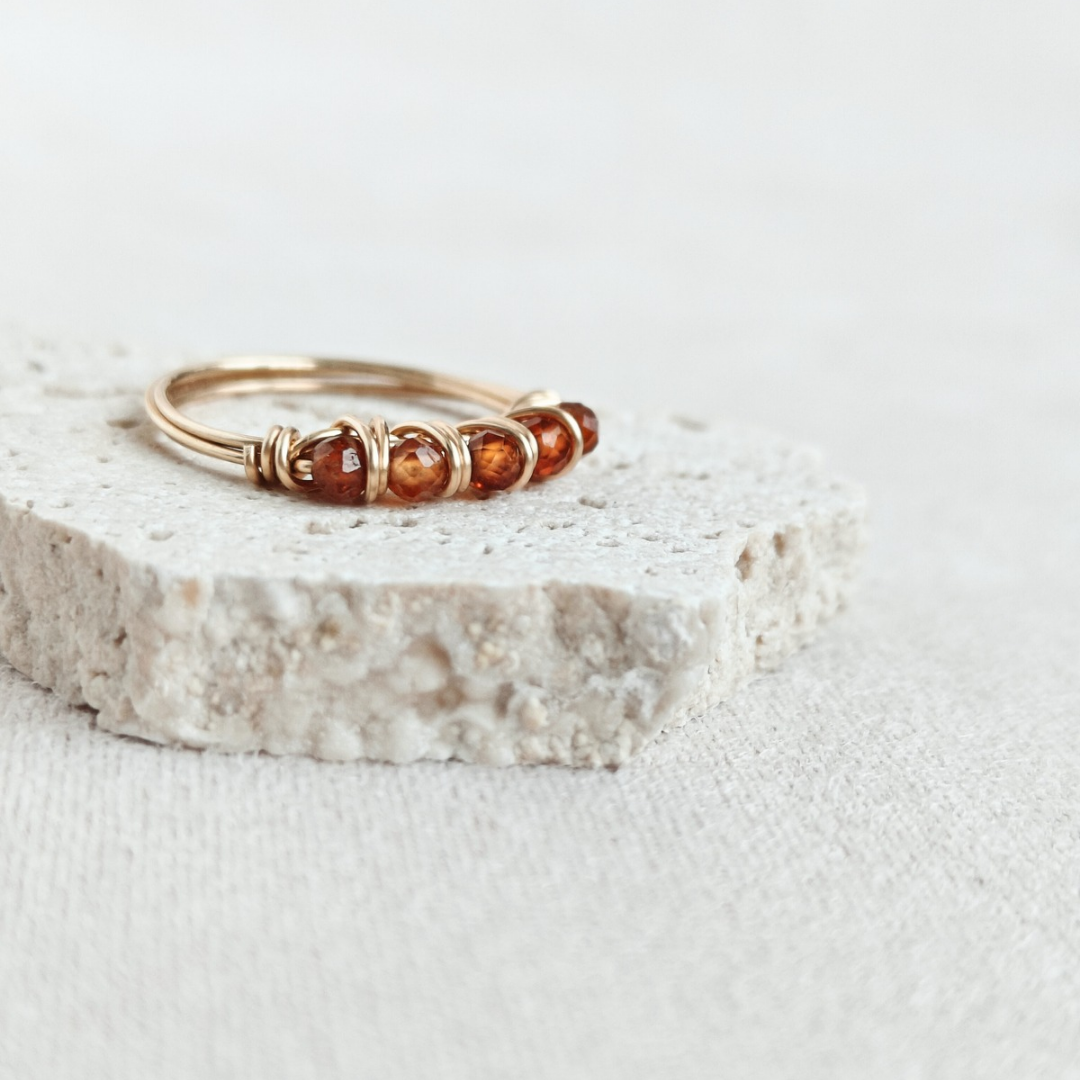 טבעת קשת גרנט כתום