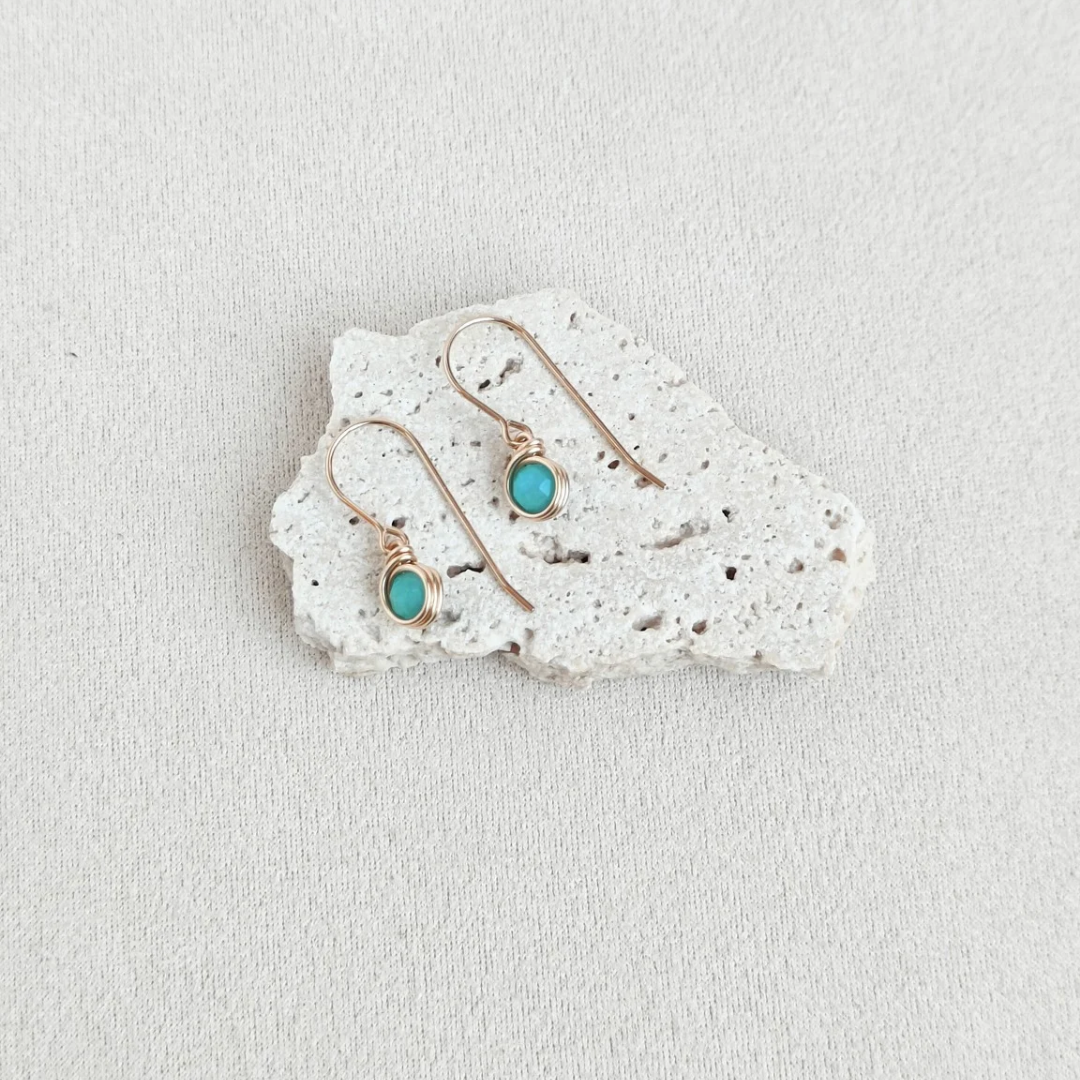 עגילים תלויים בר אמזוניט