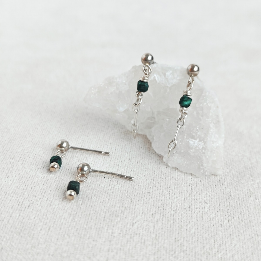 סט עגילים אור מלכית