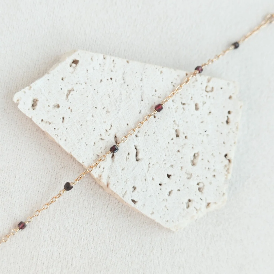 צמיד אור גרנט אדום