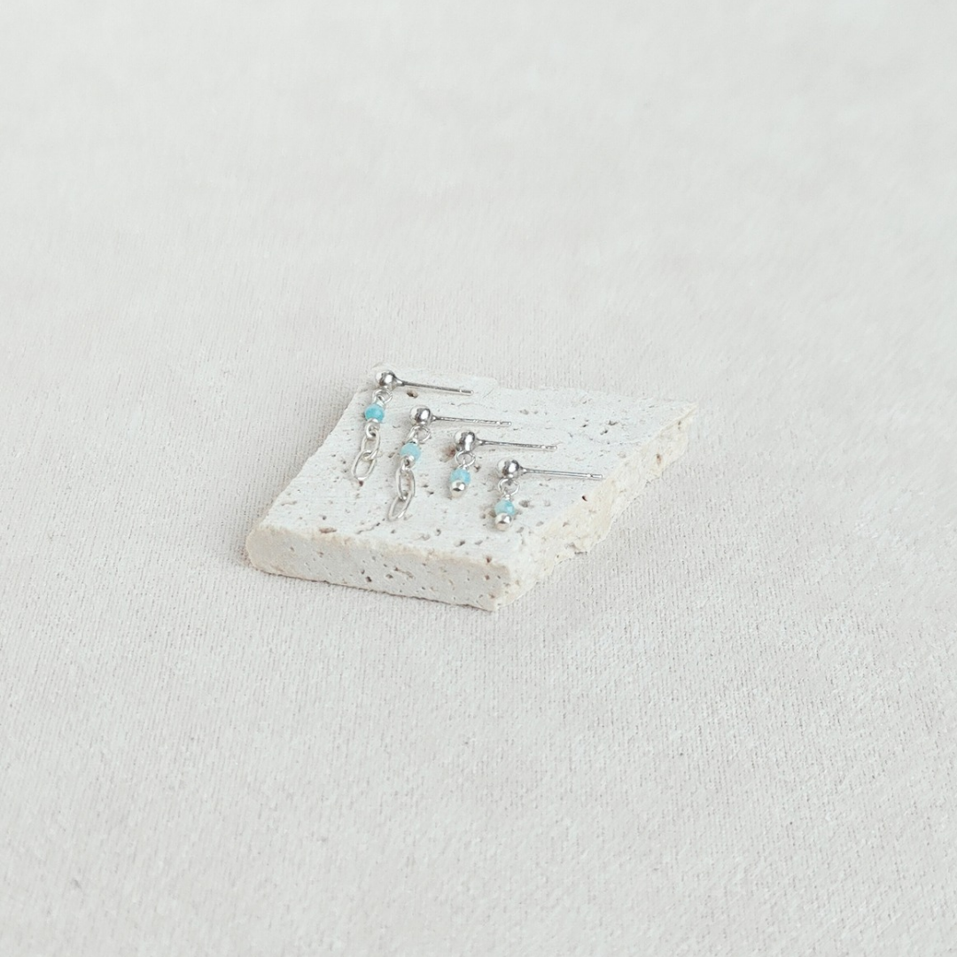 סט עגילים אור אמזוניט